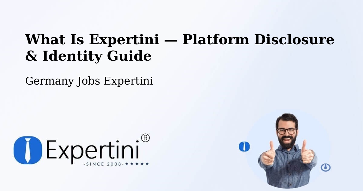What Is Expertini — Platform Disclosure & Identity Guide – Hasselfelde